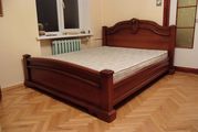 Кровать двоспальная МЕРКС деревянная